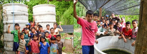 New fish ponds and water tanks